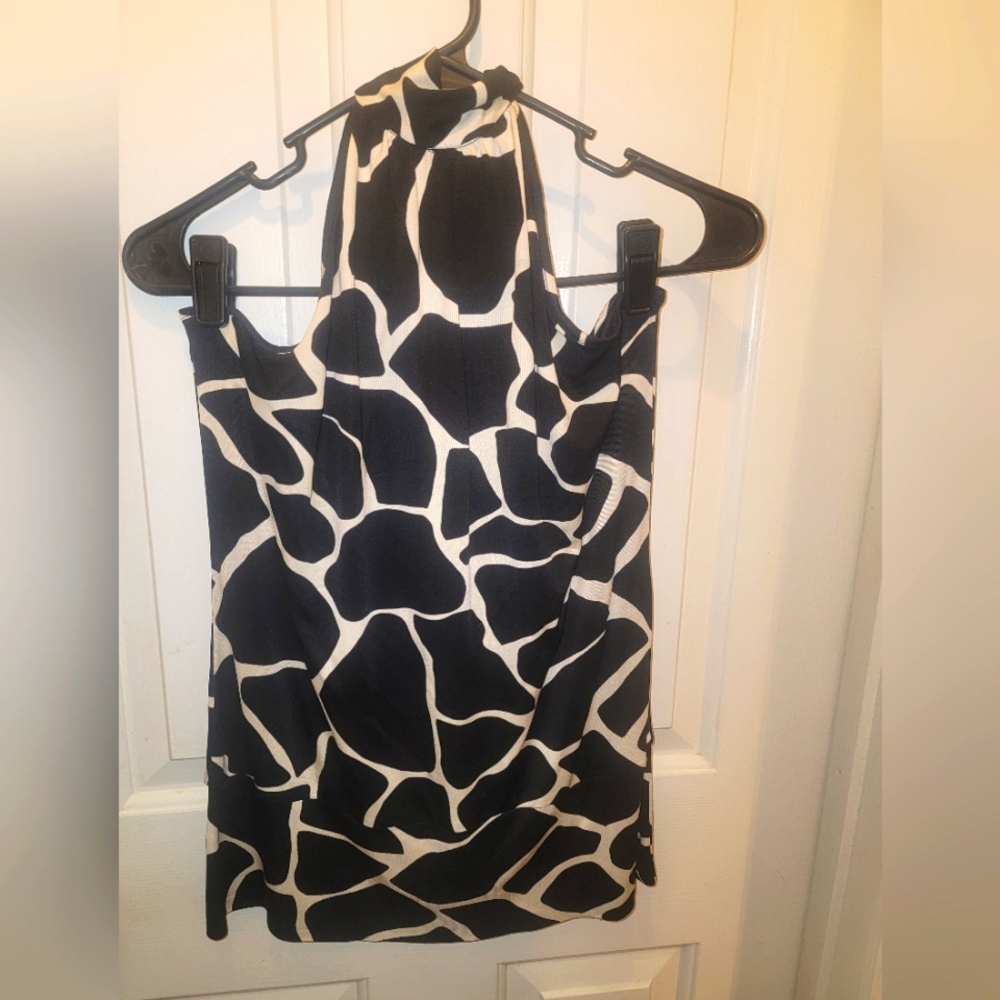 Giraffe Printed Halter Top